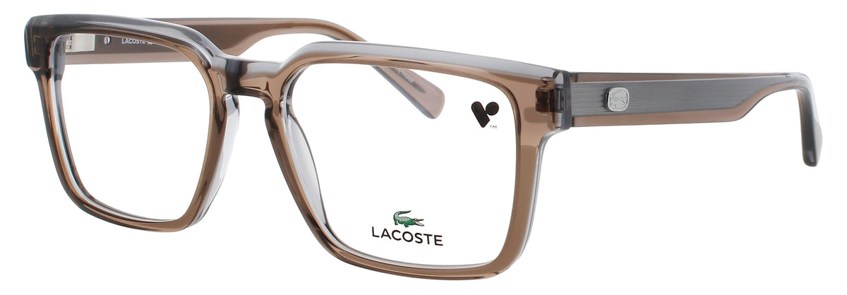 Lacoste L4003-210-54 TRANSPARENT BROWN  Unisex Eyeglasses 54mm Eyeglasses