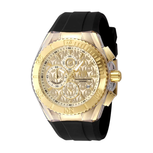 TechnoMarine TM-125002 TM-125002 Watch - Gold Dial Silicone Band