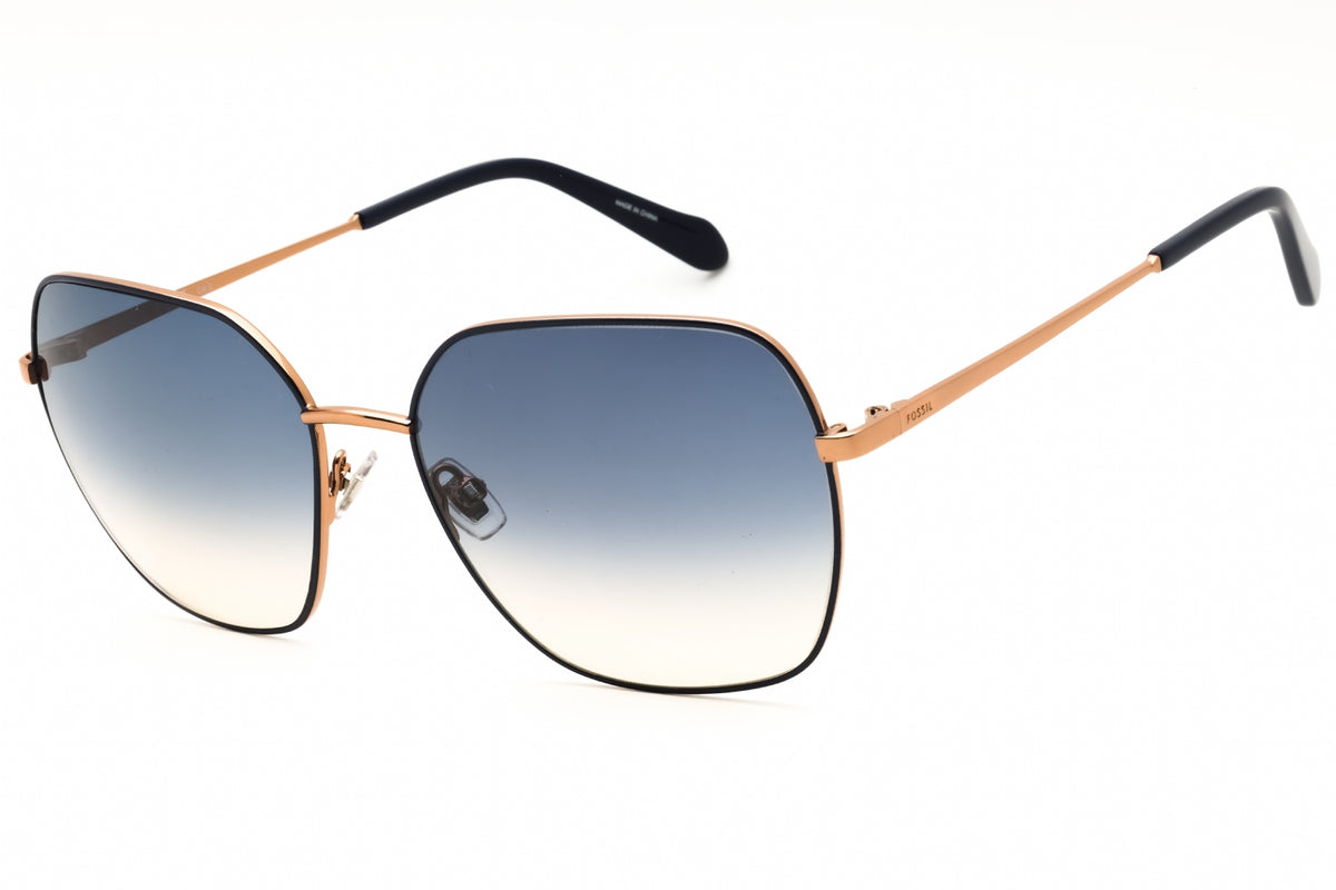 Fossil FOS 3174/G/S-0PJP I4 BLUE Oversized Sunglasses 59mm Sunglasses