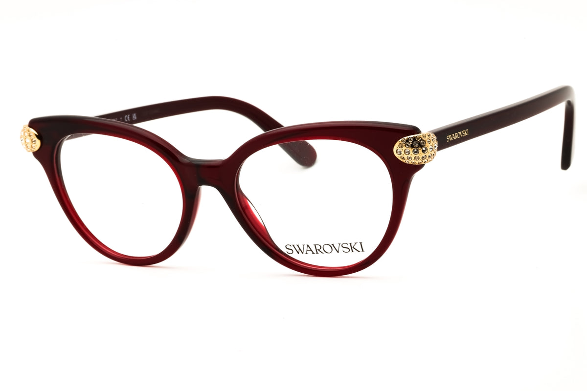 Swarovski 0SK2046-1073 Transparent Red Cat eye Eyeglasses 51mm Eyeglasses