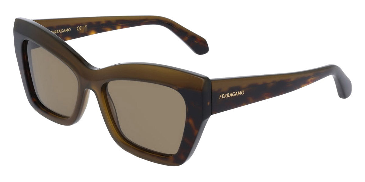 Salvatore Ferragamo SF2065S-338-5416 54mm New Sunglasses