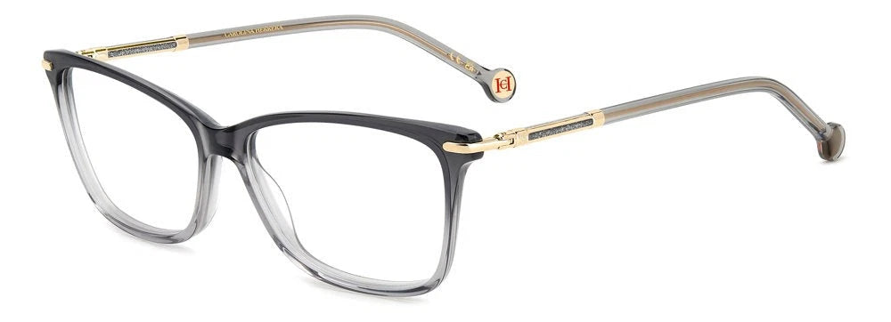 Carolina Herrera HER-0271 2M0 Gray Rectangle Eyeglasses 56mm Eyeglasses