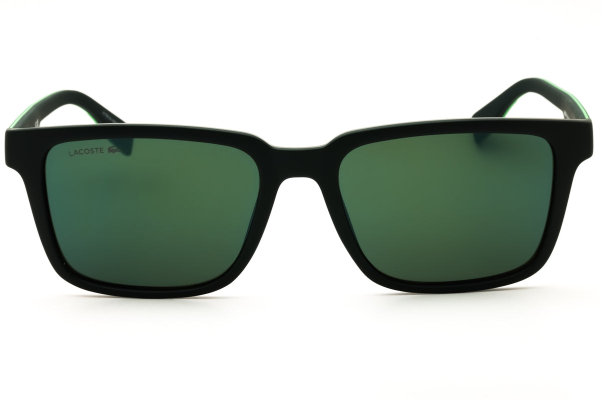 Lacoste L6032S N-301 MATTE GREEN Rectangular Sunglasses 54mm Sunglasses