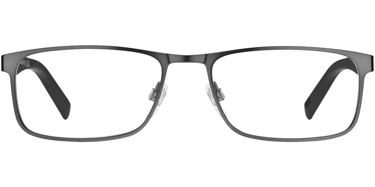 Tommy Hilfiger TH2082-R80-56 Matte Dark Ruthenium Rectangle Eyeglasses 56mm Eyeglasses