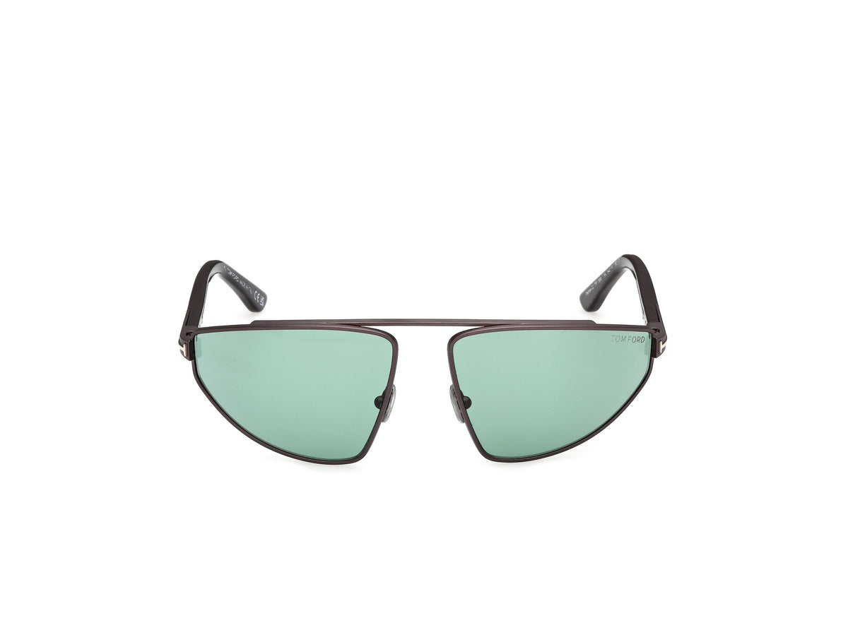 Tom Ford FT1399-6413N-64 Matte Dark Ruthenium Pilot  64mm Sunglasses