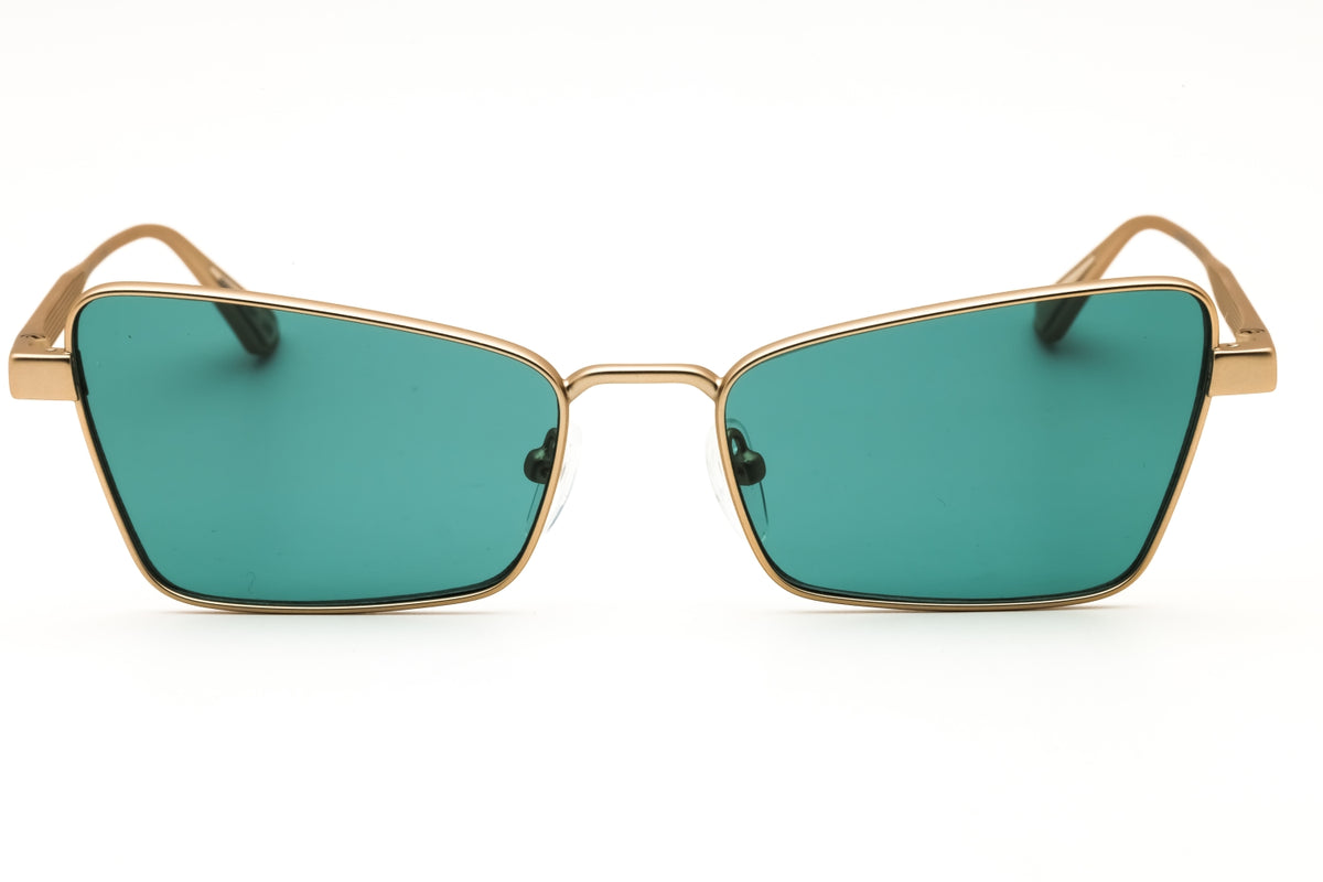 Calvin Klein CK24110S-716 MATTE LIGHT GOLD Cat eye Sunglasses 53mm
