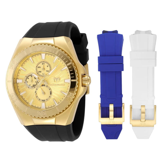 TechnoMarine TM-124018 TM-124018 Watch - Gold Dial Silicon Band
