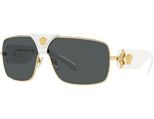 Versace 0VE2207Q-137187-38 White  Sunglasses 38mm Sunglasses