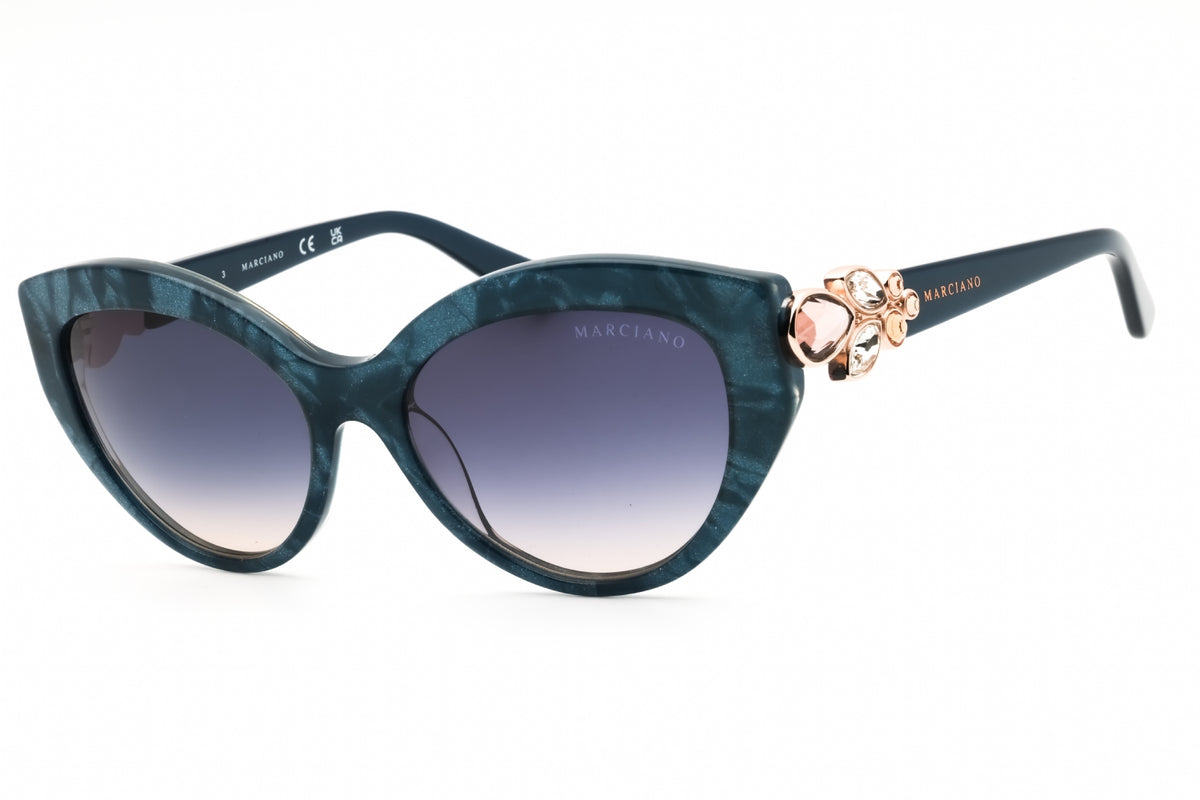 Guess by Marciano GM00033-92W blue Cat eye Sunglasses 54mm Sunglasses