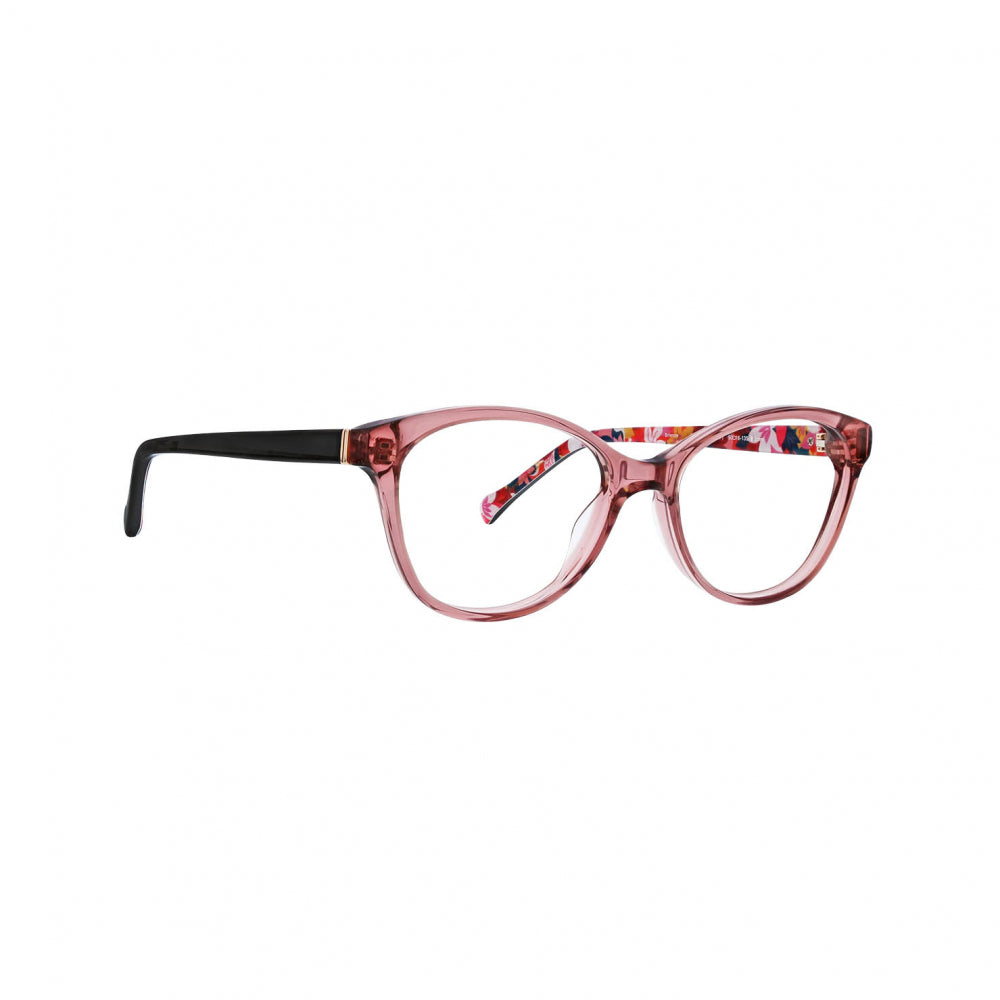 Vera Bradley Brienne Rosa Floral 5316 53mm New Eyeglasses