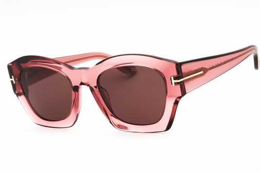 Tom Ford FT1083-72E shiny pink Rectangular Sunglasses 52mm Sunglasses