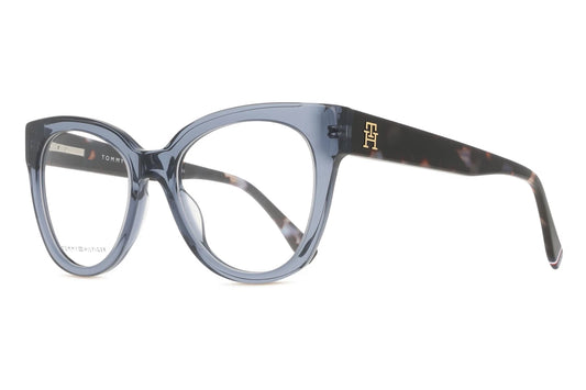 Tommy Hilfiger TH-2054 PJP Gray Rectangle Eyeglasses 52mm Eyeglasses