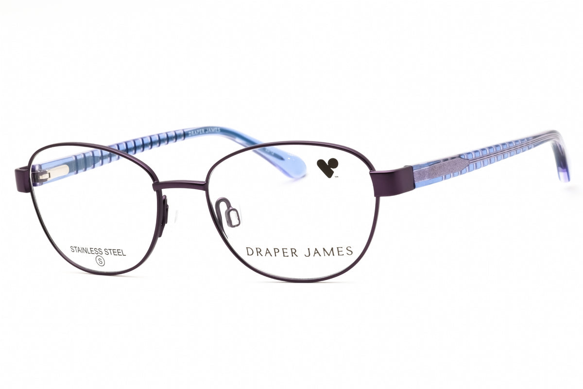Draper James DJ1017-505 PLUM Oval Eyeglasses 46mm Eyeglasses