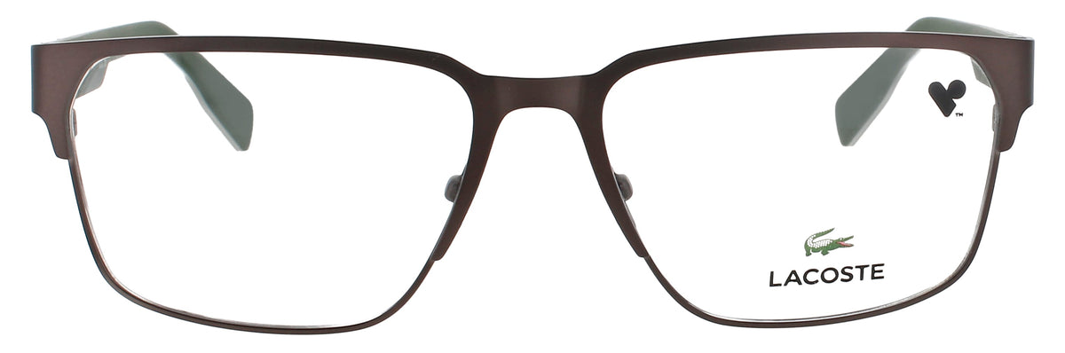Lacoste L2306-N-035-55 MATTE DARK GUNMETAL  Men's Eyeglasses 55mm Eyeglasses