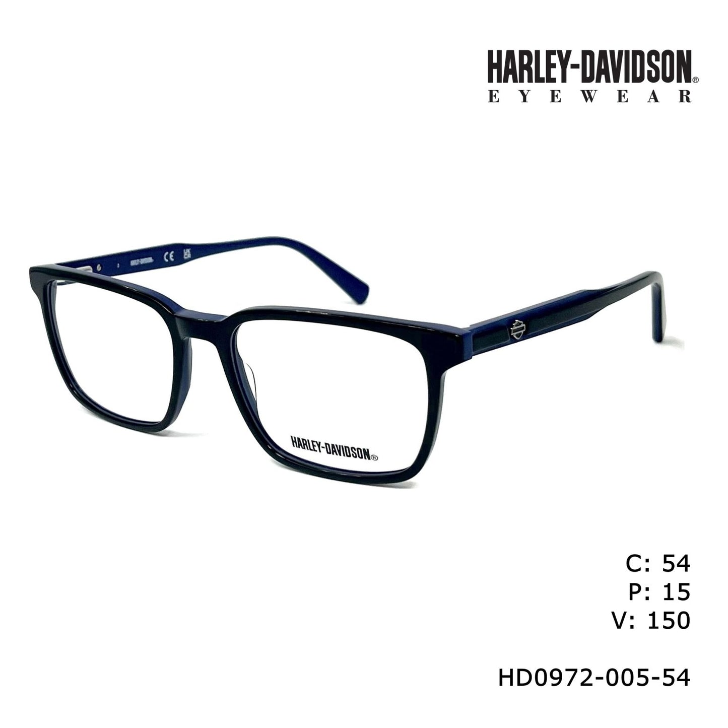 Harley Davidson HD0972-005-54 54mm New Eyeglasses