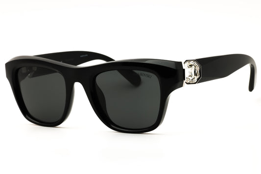 Swarovski SK6056U-103887 Black Rectangular Sunglasses 50mm
