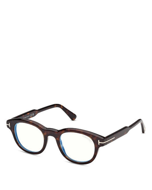 Tom Ford FT6121-B-47052-47 Dark Havana Round  47mm Eyeglasses