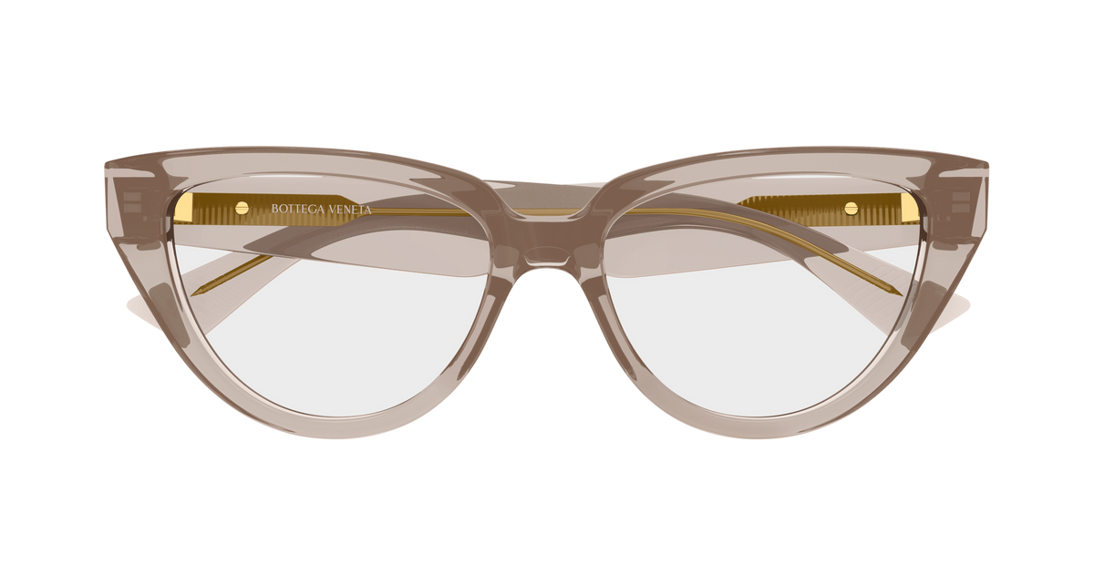 Bottega Veneta BV1503O-003-53 Brown Cat Eye  53mm Eyeglasses