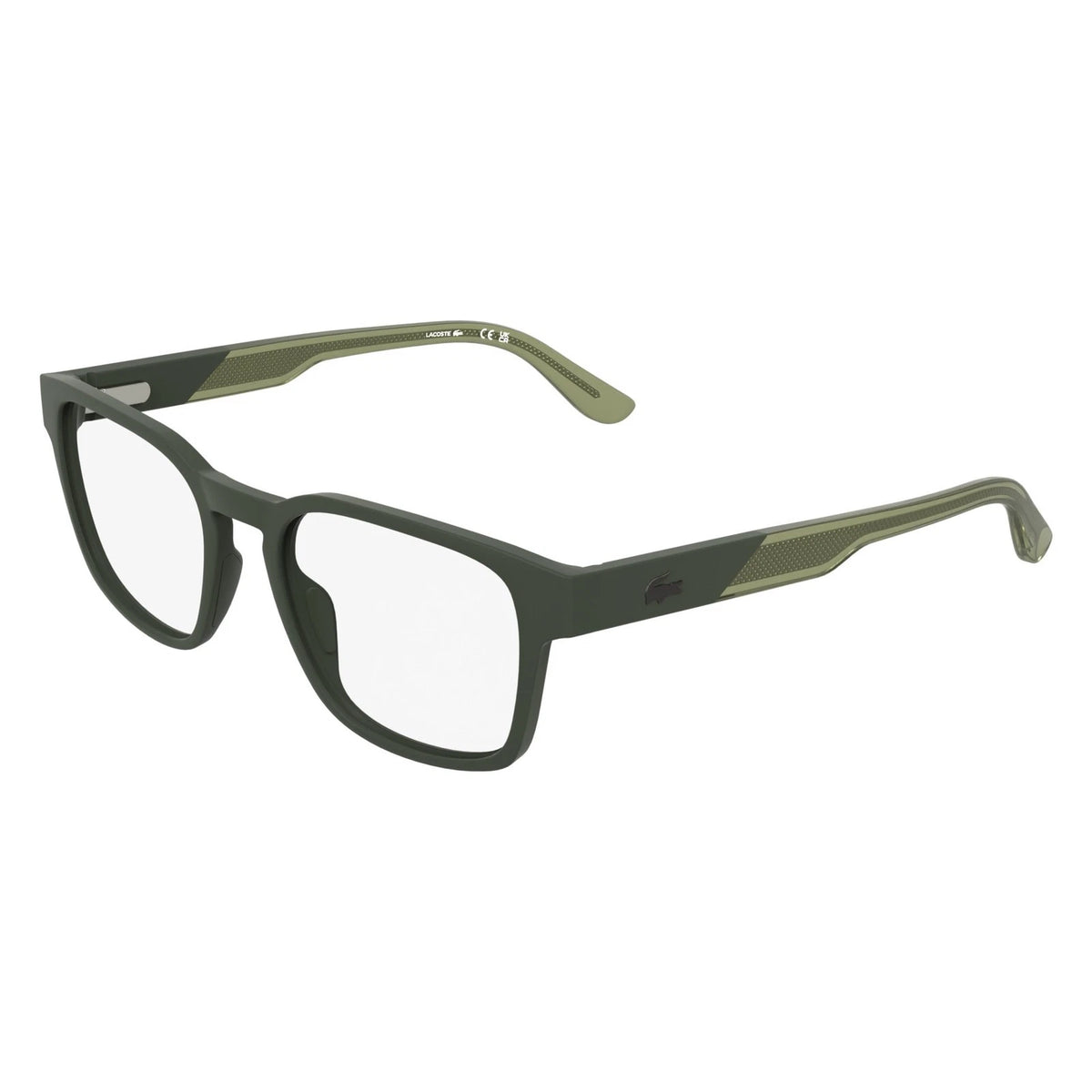 Lacoste L4010 275 Green Rectangle Eyeglasses 53mm Eyeglasses