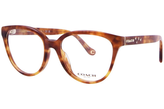 Coach 0HC6234U-5774-53 Brown Round EYEGLASSES 53mm Eyeglasses