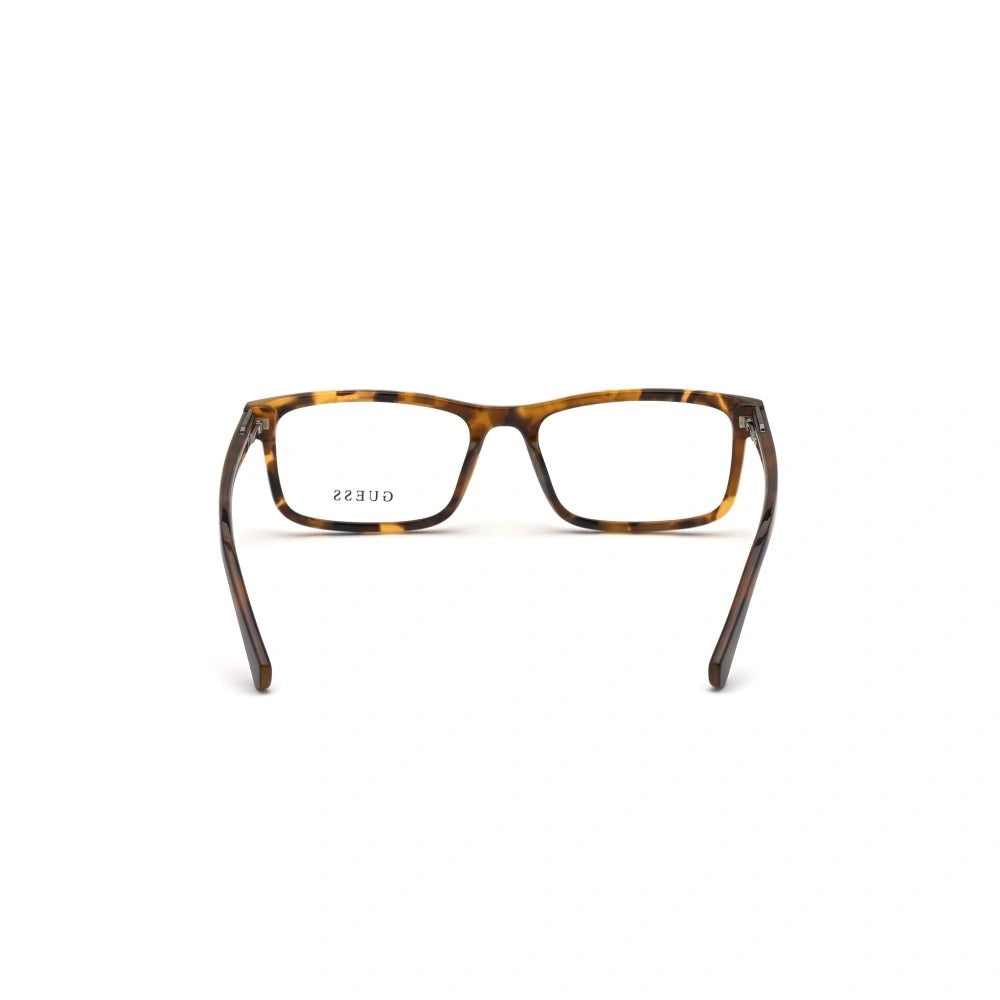 Guess GU50015-053-56 eyeglasses in blonde havana frame with clear lenses