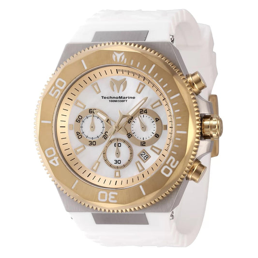 TechnoMarine TM-222077 TM-222077 Watch - White Dial Silicon Band