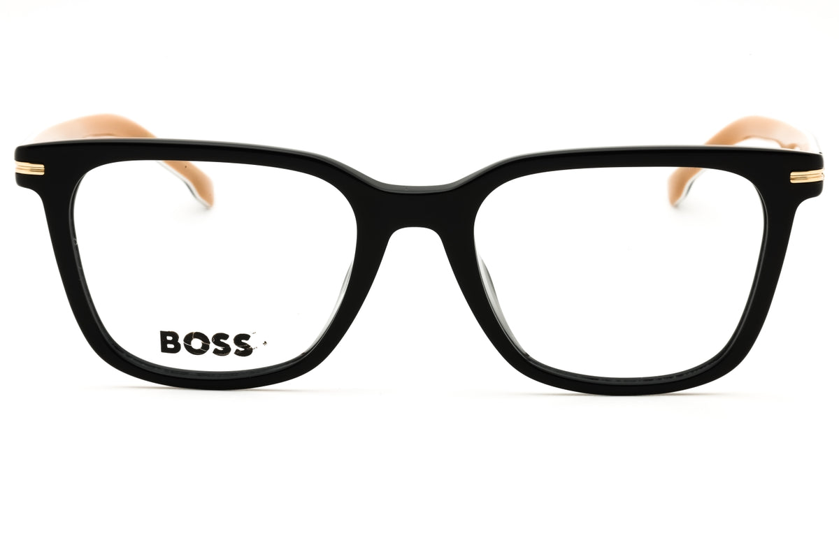 Hugo Boss BOSS 1541/F-00WM 00 BLACK Rectangular Eyeglasses 52mm Eyeglasses