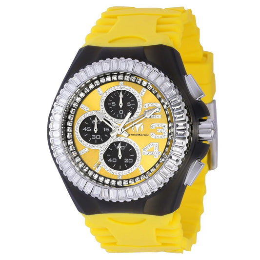 TechnoMarine TM-121184 TM-121184 Watch - Silver Dial Leather Band