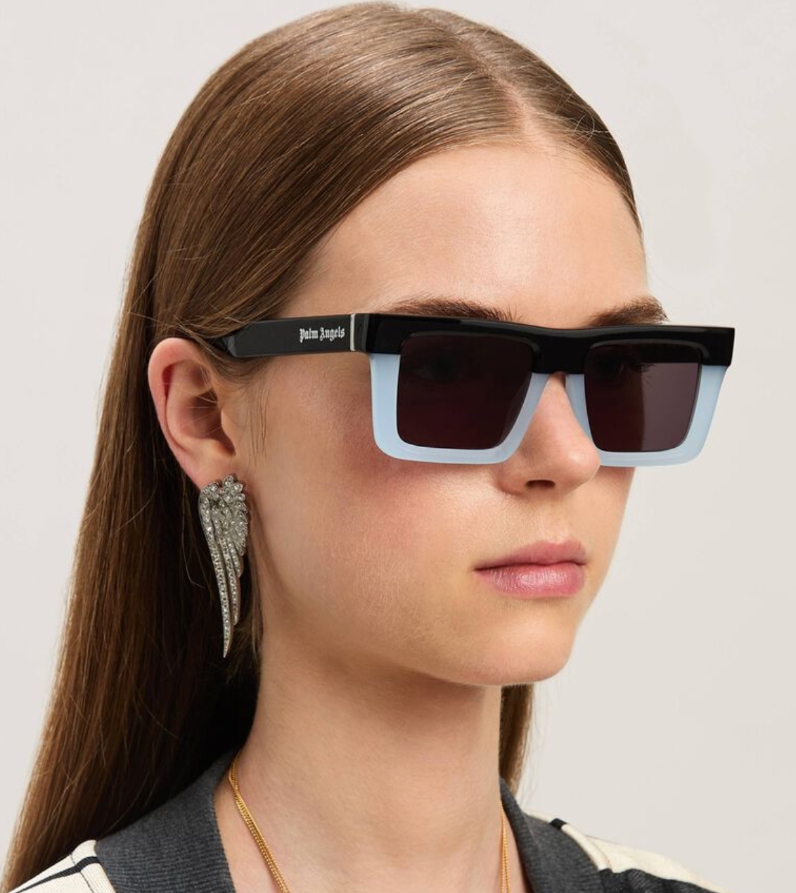 Palm Angels NAPA-PERI109S25PLA0014007 51mm New Sunglasses