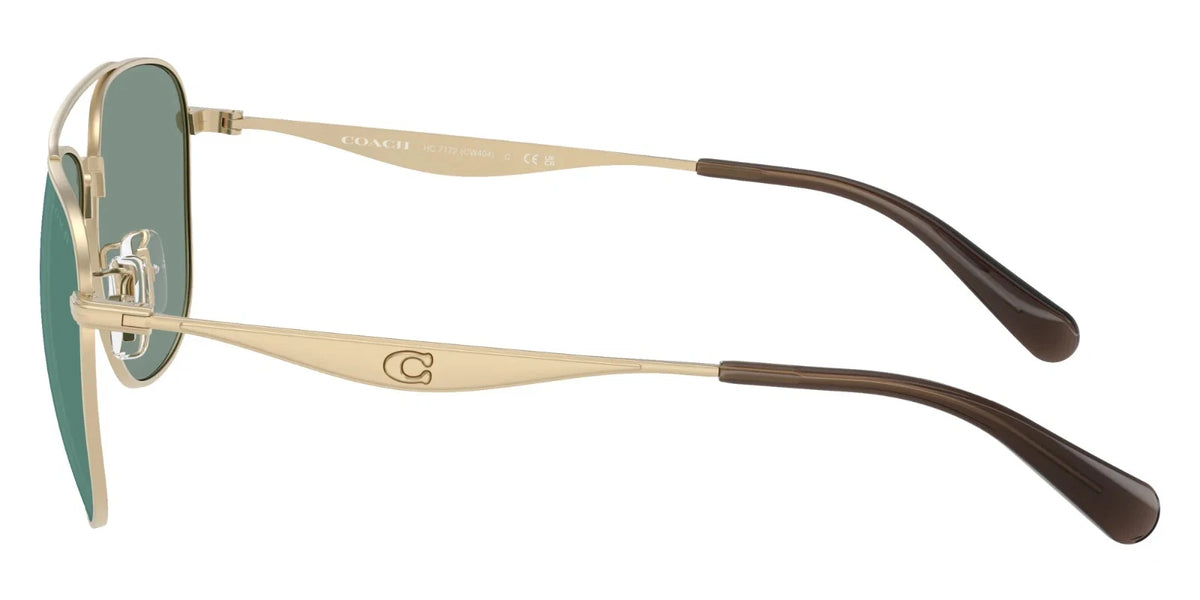 Coach 0HC7172-90056R-59 Gold Round SUNGLASSES 0mm Sunglasses