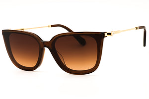 Swarovski SK6054D-108474 Transparent Brown Rectangular Sunglasses 63mm
