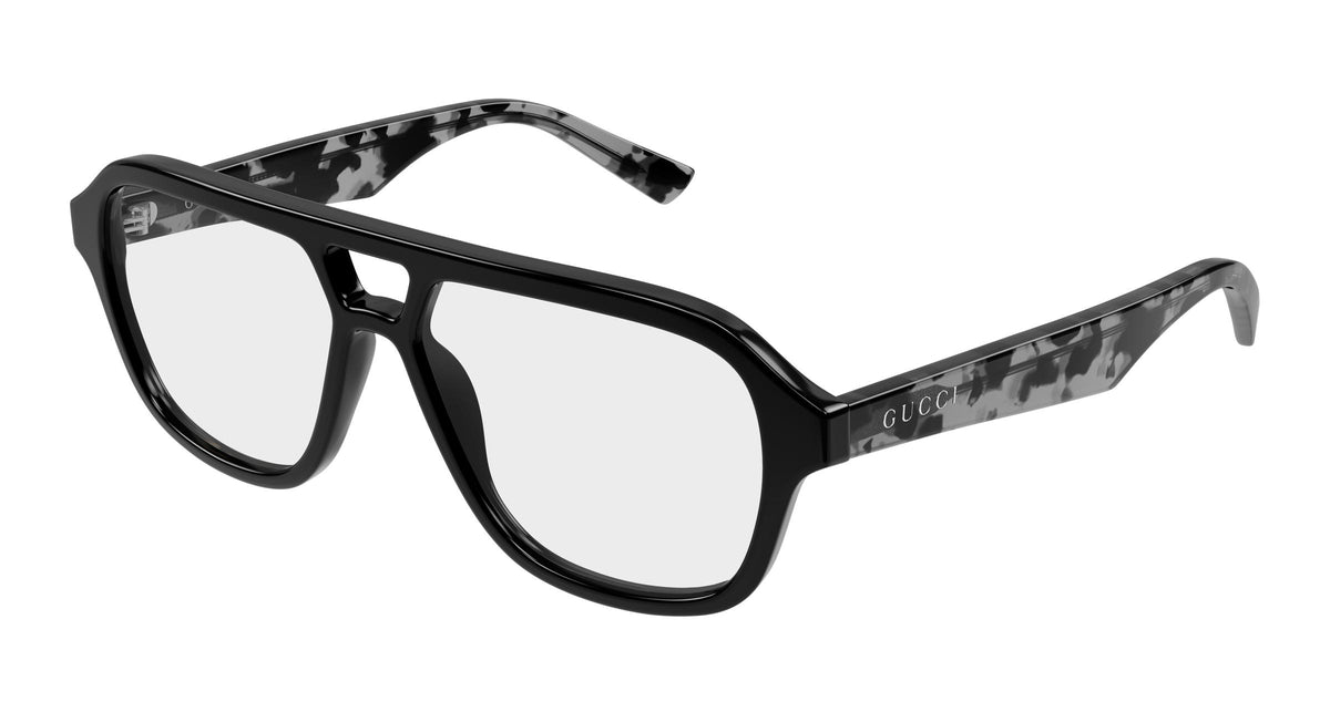 Gucci GG2183o-004 eyeglasses in grey frame with clear lenses