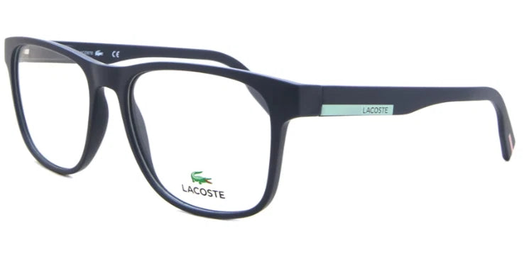 Lacoste L2898N 401 Blue Rectangle Eyeglasses 54mm Eyeglasses