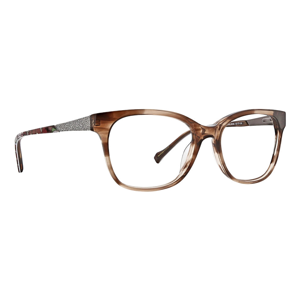 Vera Bradley VB MYRA BORDEAUX BLOOMS 52mm New Eyeglasses