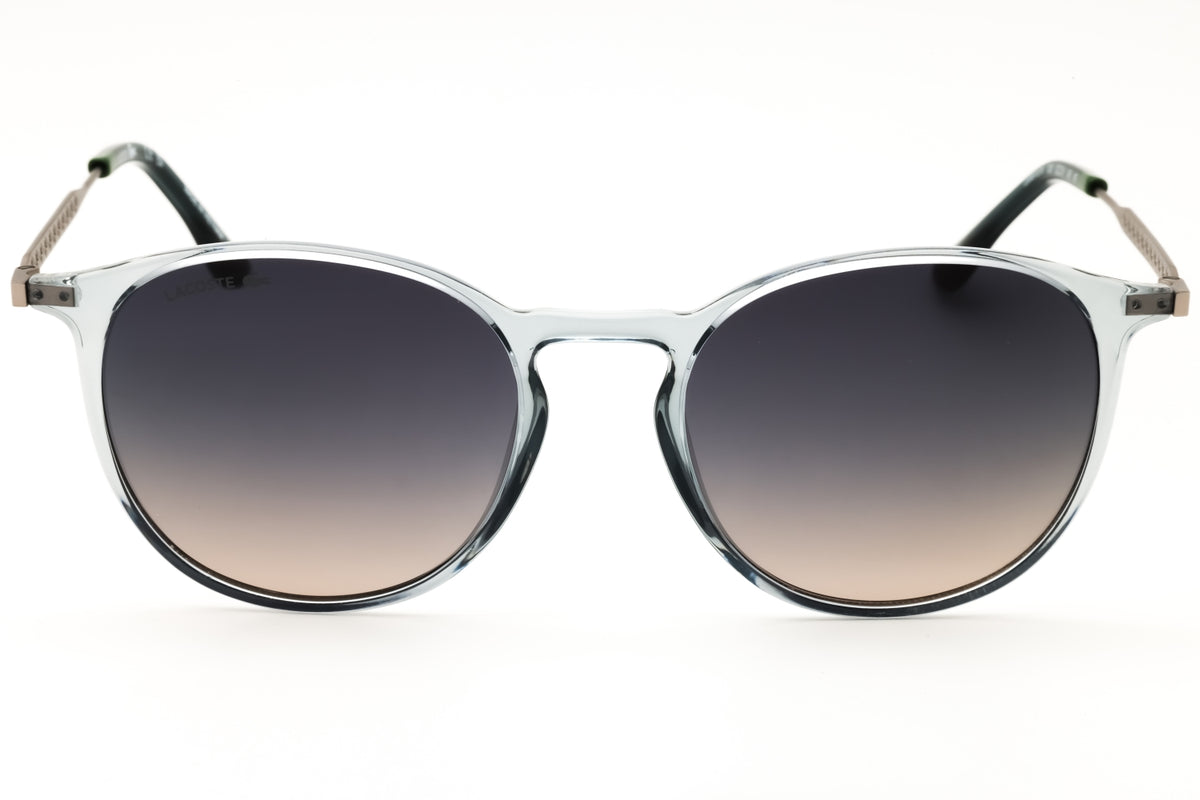 Lacoste L6061S N-038 TRANPARENT LIGHT GREY Round Sunglasses 52mm Sunglasses