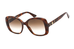 Gucci GG0762S-002 Havana Rectangular Sunglasses 56mm