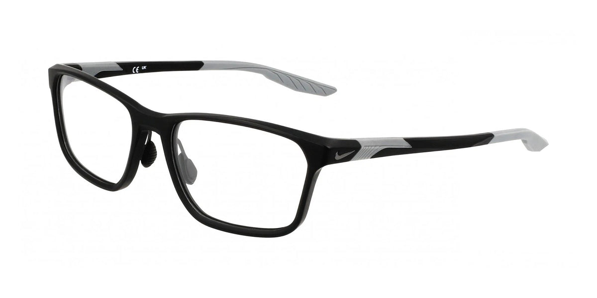 Nike NK7405N 001 Black Rectangle Eyeglasses 56mm Eyeglasses