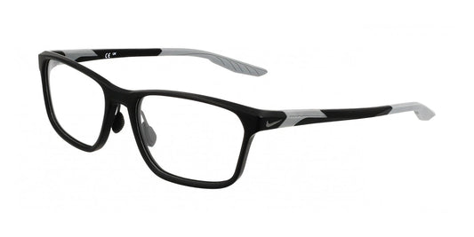 Nike NK7405N 001 Black Rectangle Eyeglasses 56mm Eyeglasses