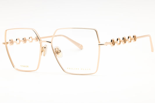 Philipp Plein VPP071M-300 Rose Gold Rectangle Eyeglasses 57mm