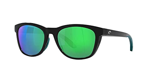 Costa del Mar 006S9108 910805 54 Black Rectangle Sunglasses 0mm Sunglasses
