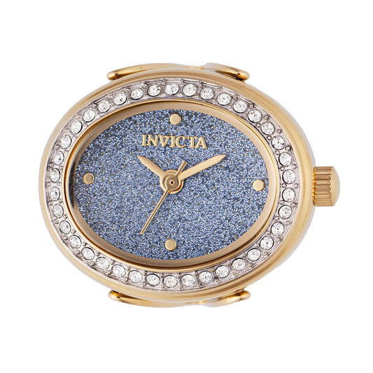 Invicta 49603 watch with blue dial and stainless steel band
