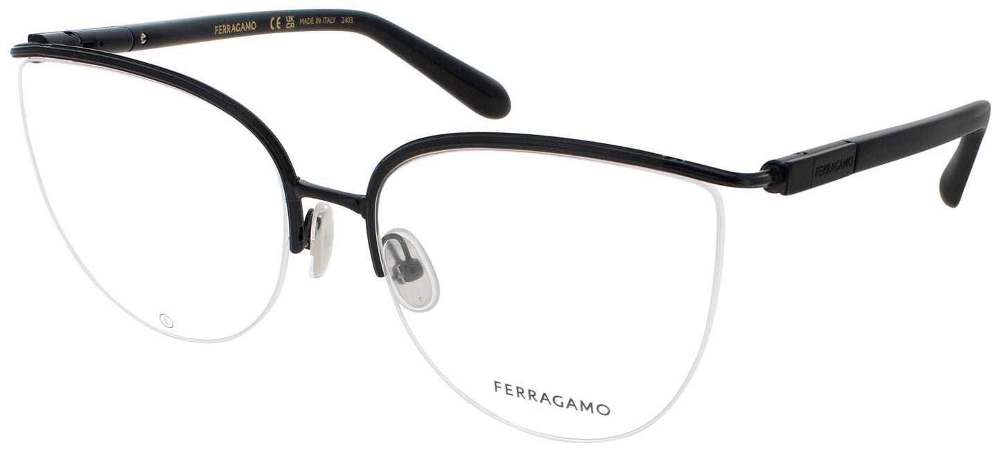 Salvatore Ferragamo SF2227-001-56 56mm New Eyeglasses