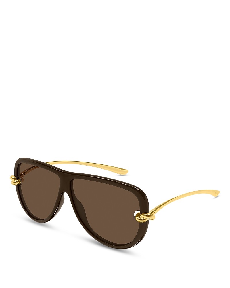 Bottega Veneta BV1513S-003-61 Brown Pilot  61mm Sunglasses
