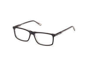 Skechers SE50187-005-55 Black Rectangle Eyeglasses 55mm