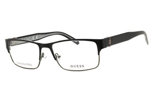 Guess GU50082-002 Matte Black Rectangular Eyeglasses 56mm