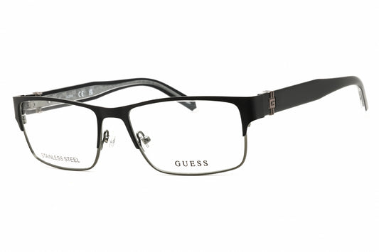 Guess GU50082-002 matte black Rectangular Eyeglasses 56mm Eyeglasses