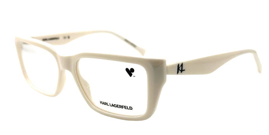 Karl Lagerfeld KL6212 105 White / Crystal  Eyeglasses 55mm