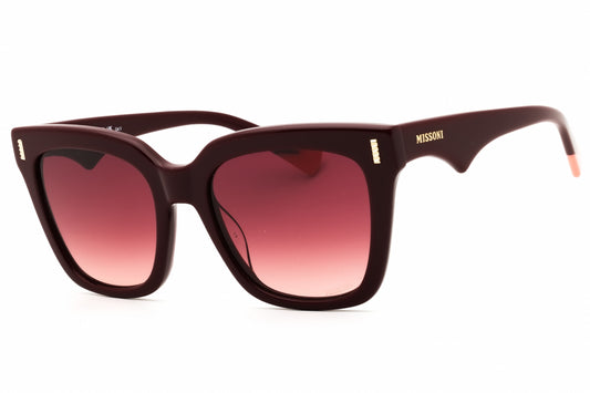 Missoni MIS 0206/G/S-0LHF 3X BURGUNDY Rectangular Sunglasses 53mm Sunglasses