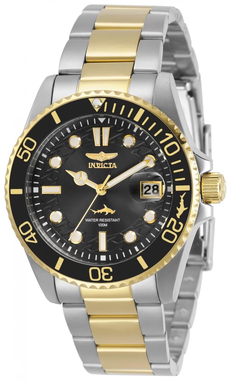 Invicta 30483 watch with silver dial and stainless steel band