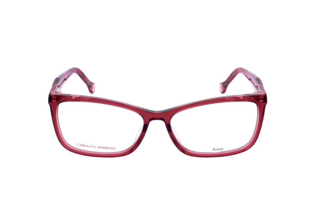 Carolina Herrera HER-0202/G 82U Brown Rectangle Eyeglasses 56mm Eyeglasses